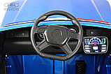Детский электромобиль RiverToys F222FF темно-(синий глянец) Toyota Полноприводный, фото 5