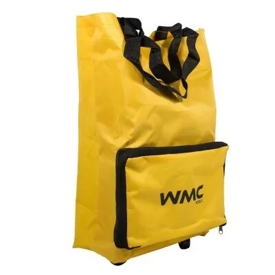Сумка хозяйственная WMC TOOLS на 4 колесах с ручками и боковым карманом / WMC-FN209-4