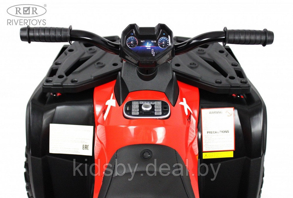 Детский электроквадроцикл RiverToys T001TT 4WD (красный) - фото 4 - id-p184973269