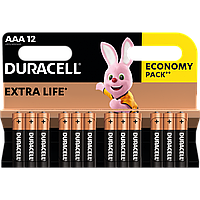 Элемент питания DURACELL ААА/LR03 Alkaline 1,5V BL.12