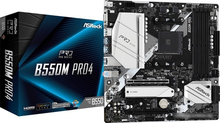 Материнская плата ASRock B550M Pro4 - фото 4 - id-p213218986