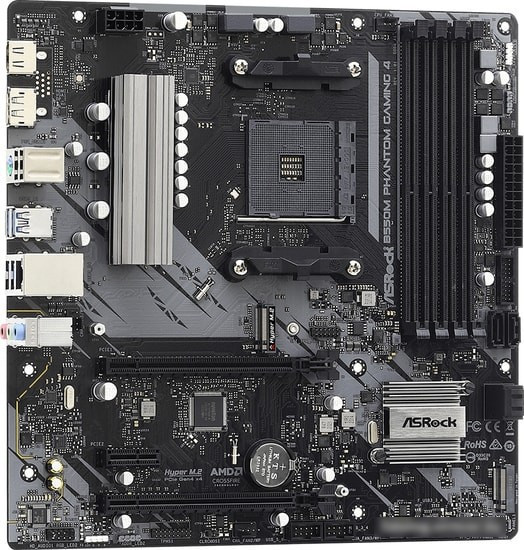 Материнская плата ASRock B550M Phantom Gaming 4 - фото 3 - id-p213218965