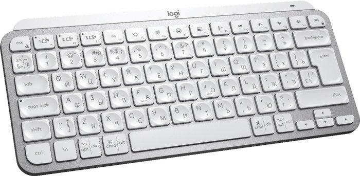 Клавиатура Logitech MX Keys Mini (светло-серый) - фото 2 - id-p213224498