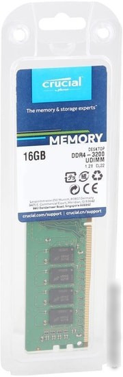Оперативная память Crucial 16GB DDR4 PC4-25600 CT16G4DFRA32A - фото 4 - id-p213228030