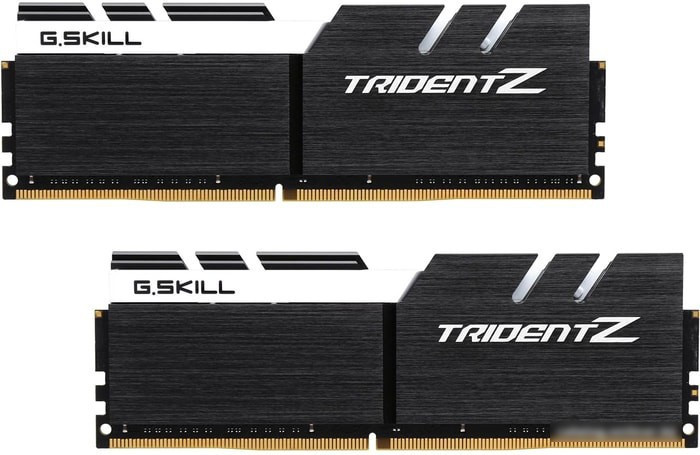 Оперативная память G.Skill Trident Z 2x16GB DDR4 PC4-25600 F4-3200C16D-32GTZKW - фото 1 - id-p213228082