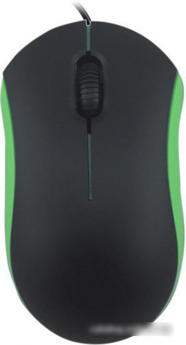 Мышь Ritmix ROM-111 (черный/зеленый) - фото 1 - id-p213225322