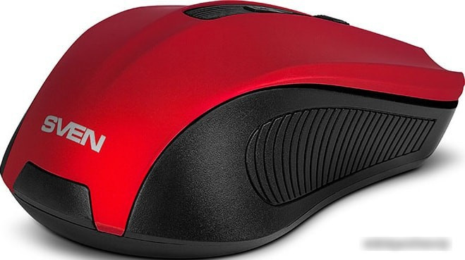 Мышь SVEN RX-350W (красный) - фото 3 - id-p213225355