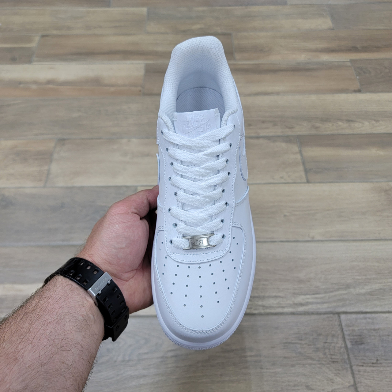 Кроссовки Nike Air Force 1 Low All White - фото 3 - id-p10261160