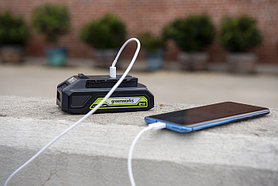 Аккумулятор с USB разъемом Greenworks 24V, 2 Ач