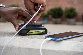 Аккумулятор с USB разъемом GreenworksАрт. , 24V, 4 Ач