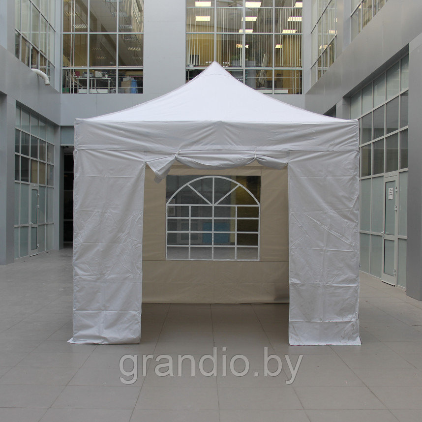 Торговая палатка 3х3 алюминиевая складной каркас Pop up (крыша и стенки ткань Оксфорд) - фото 5 - id-p213579465