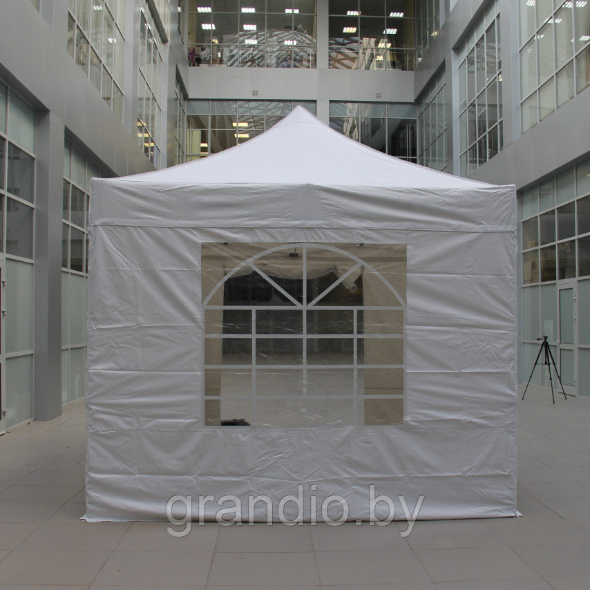 Торговая палатка 3х3 алюминиевая складной каркас Pop up (крыша и стенки ткань Оксфорд) - фото 7 - id-p213579465