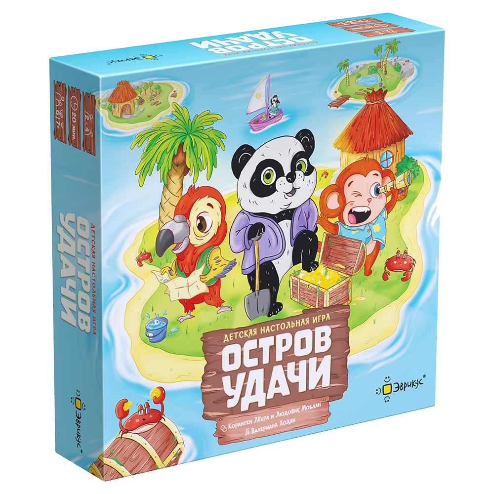 Настольная игра Остров Удачи. Компания Эврикус - фото 1 - id-p213583134