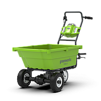 Садовая тележка самоходная Greenworks 40V, 106 л