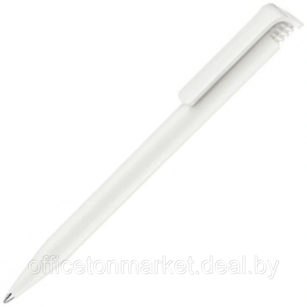 Ручка шариковая автоматическая "Senator Super Hit Matt", 1.0 мм, белый, стерж. синий - фото 1 - id-p193633000