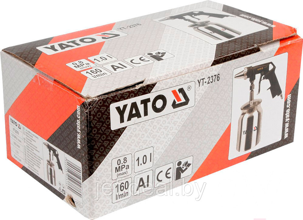 Пескоструйный пистолет с бачком YATO YT-2376 - фото 5 - id-p199872120