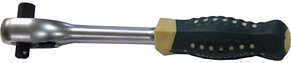 Трещотка реверсивная двухсторонняя 1/2" 3/8 72 зуба ROCKFORCE RF-802421, фото 2