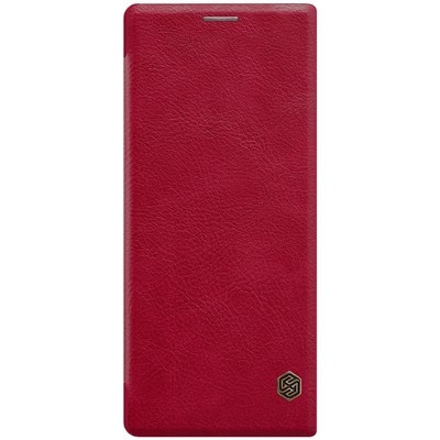 Кожаный чехол Nillkin Qin Leather Case Красный для Sony Xperia 10 - фото 1 - id-p213550343