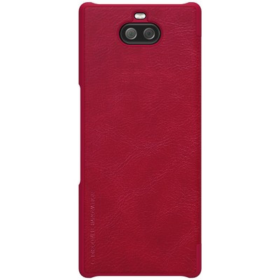 Кожаный чехол Nillkin Qin Leather Case Красный для Sony Xperia 10 - фото 2 - id-p213550343