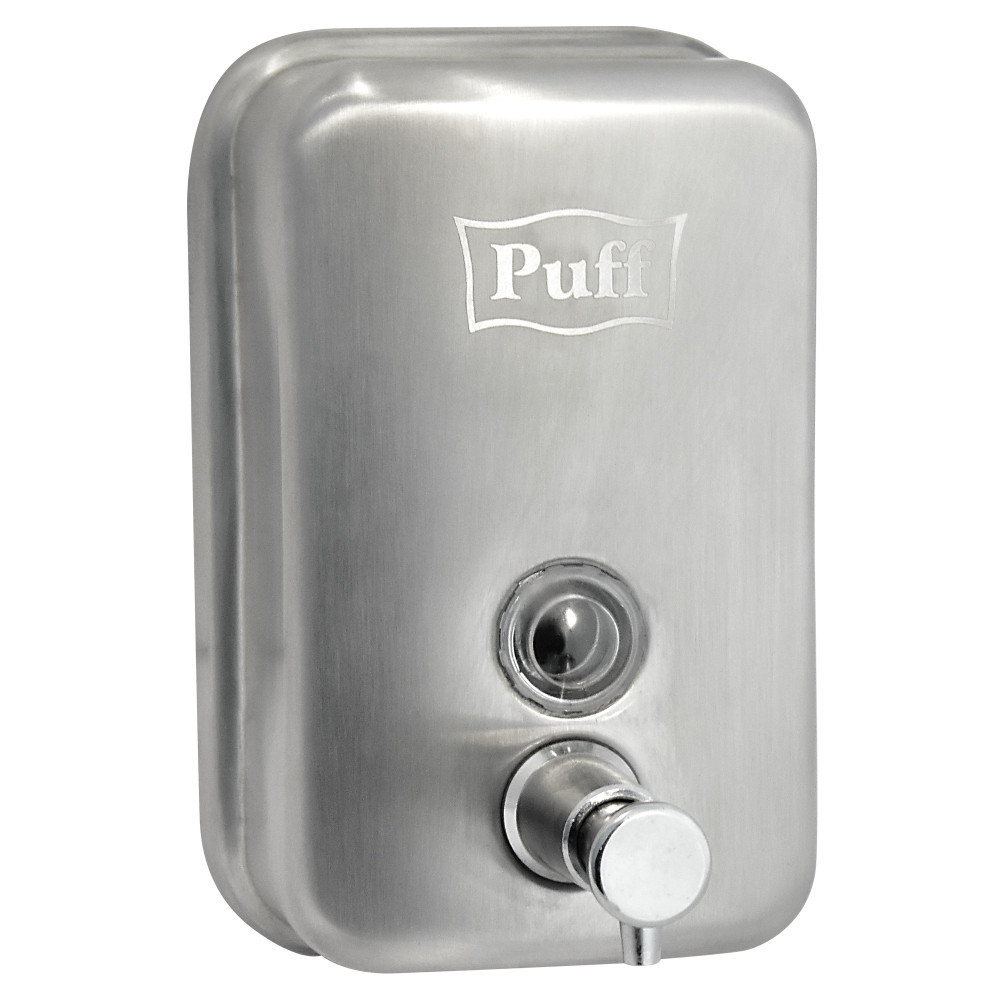 Дозатор для жидкого мыла Puff-8605m нержавейка, 500мл (матовый), фото 1