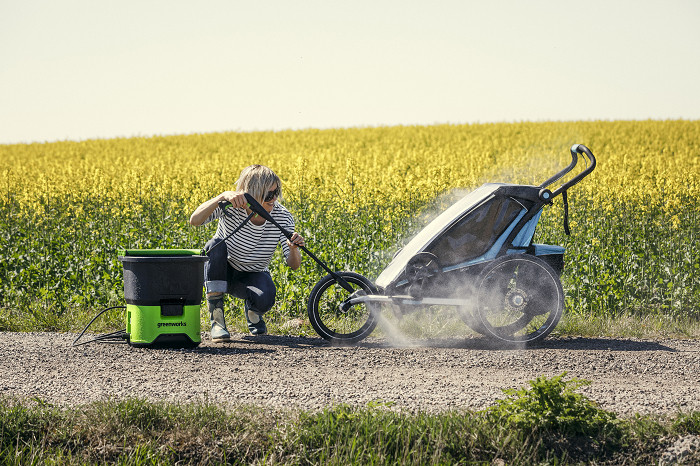 Мойка высокого давления аккумуляторная Greenworks 60V, без АКБ и ЗУ - фото 1 - id-p213586520