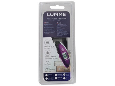 Безмен Lumme LU-1326 фиолетовый - фото 2 - id-p194257694