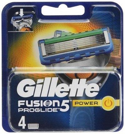 Сменные кассеты для бритья Gillette Fusion5 Proglide Power (4 шт) - фото 1 - id-p194256984