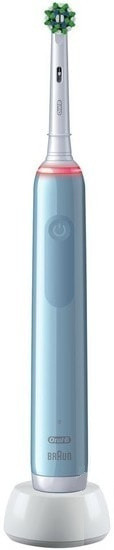 Электрическая зубная щетка Braun Oral-B Pro 3 3000 D505.513.3 CrossAction Голубой - фото 1 - id-p196739377