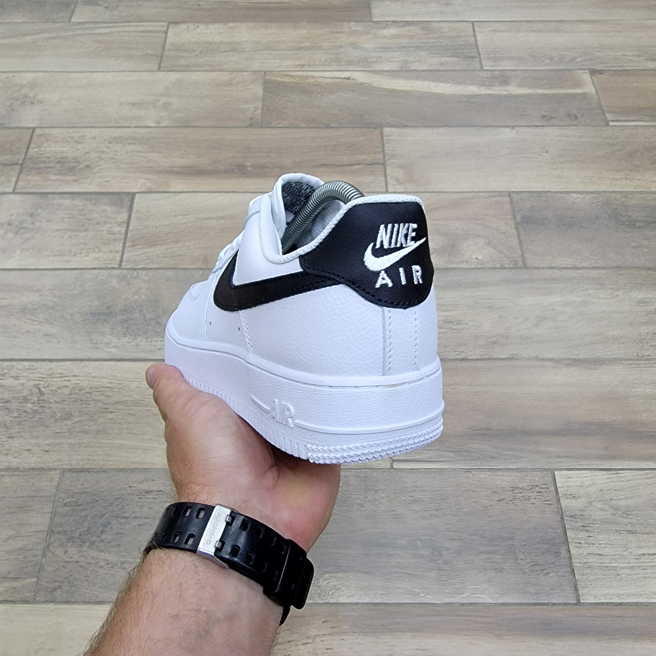 Кроссовки Nike Air Force 1 '07 White Black - фото 3 - id-p123365227