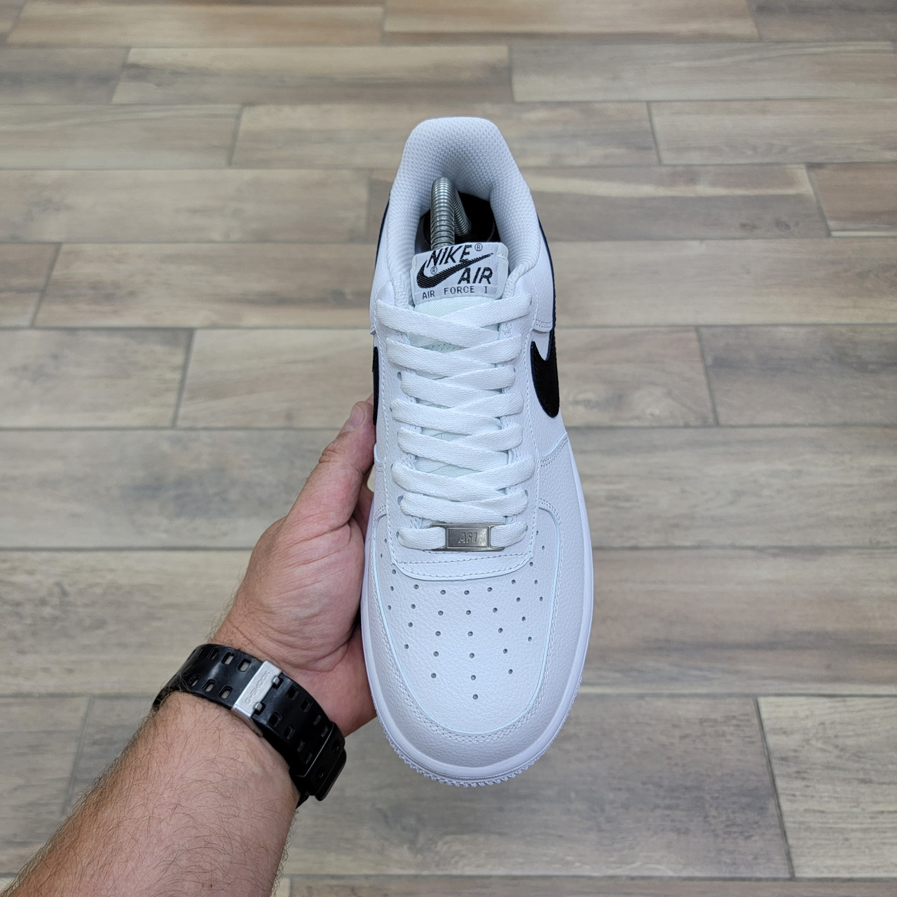 Кроссовки Nike Air Force 1 '07 White Black - фото 4 - id-p123365227