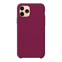 Бампер Silicone Case для iPhone 11 Pro Max марсала