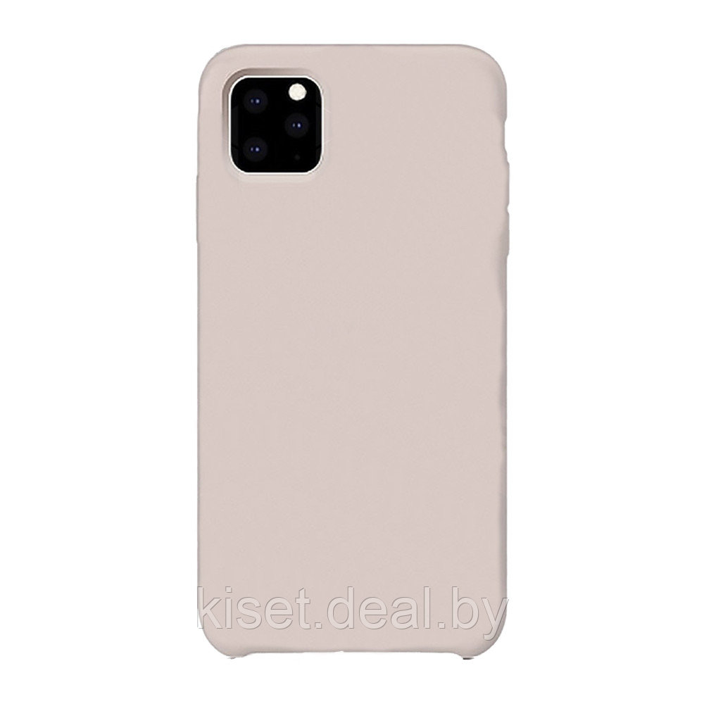 Бампер Silicone Case для iPhone 11 Pro Max лилово-бежевый - фото 1 - id-p189964863