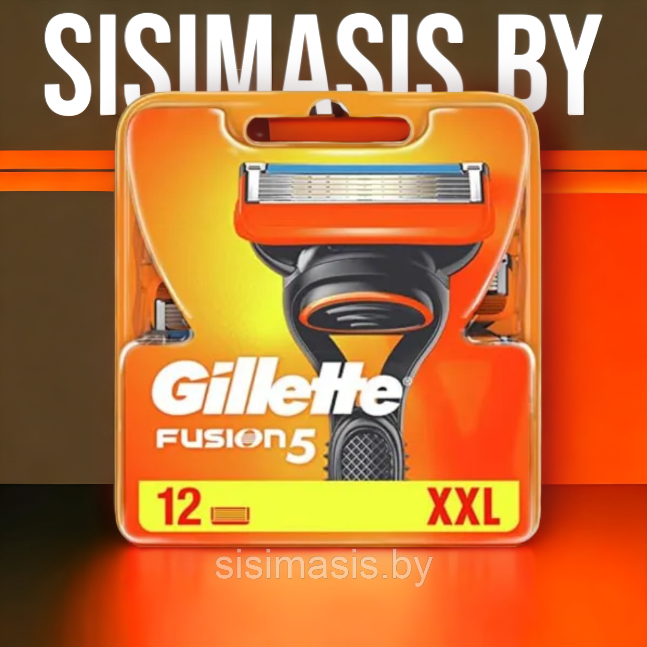 Сменные кассеты для бритья Gillette Fusion, оригинал, 12 шт.: продажа ...