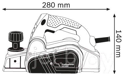 Рубанок электрический GHO 6500 (650 Вт) BOSCH 0601596000 - фото 2 - id-p195486976