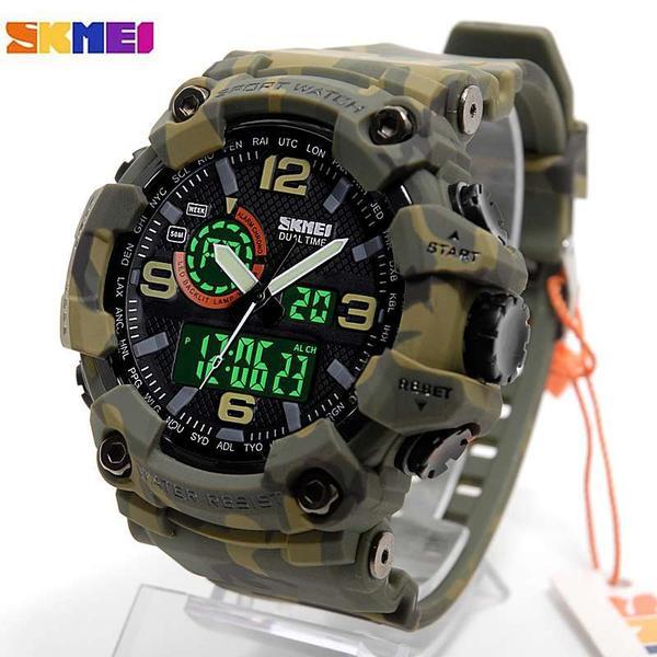 Мужские наручные часы Skmei 1520 спортивные, удоропрочные, водонепроницаемые 3 цвета - фото 5 - id-p213588728
