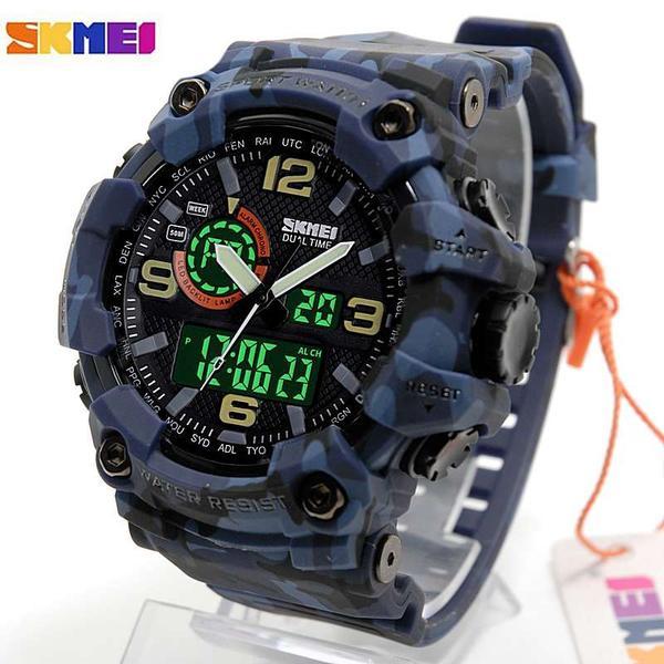 Мужские наручные часы Skmei 1520 спортивные, удоропрочные, водонепроницаемые 3 цвета - фото 4 - id-p213588728