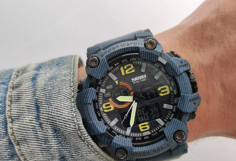 Мужские наручные часы Skmei 1520 спортивные, удоропрочные, водонепроницаемые 3 цвета - фото 2 - id-p213588728