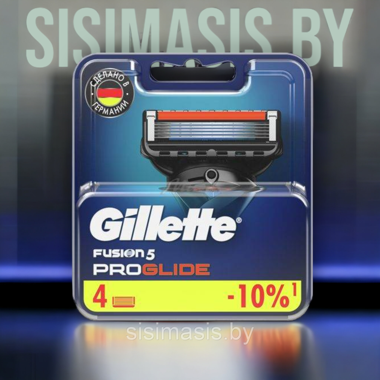 Сменные кассеты для бритья Gillette Fusion5 Proglide, оригинал, 4 шт. - фото 3 - id-p196944030