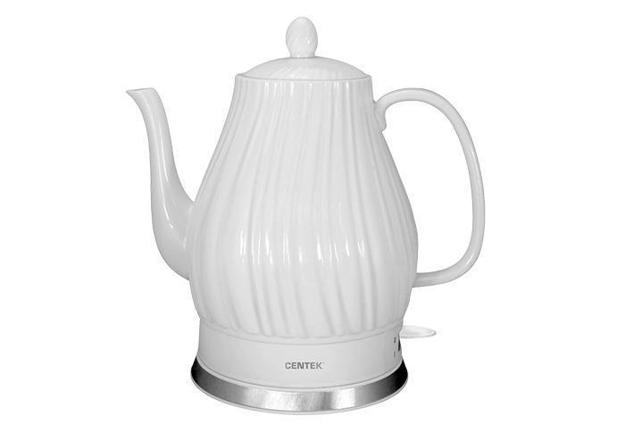 Электрический чайник керамический белый электрочайник керамика ретро 2 литра из керамики мощный бытовой - фото 8 - id-p213589453