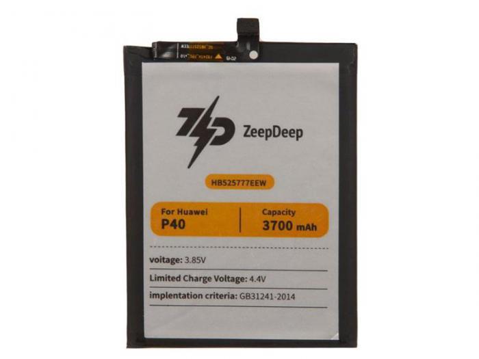 Аккумулятор ZeepDeep Asia (схожий с HB525777EEW) для Huawei P40 888708 - фото 1 - id-p213589522