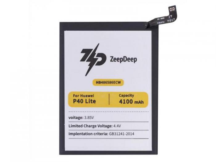 Аккумулятор ZeepDeep Asia (схожий с HB486586ECW) для Huawei P40 Lite / Mate 30 / Y9A 888709 - фото 1 - id-p213589523