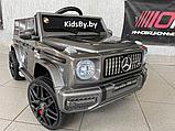 Детский электромобиль RiverToys Mercedes-Benz G63 O111OO (серый глянец) Лицензия, фото 2