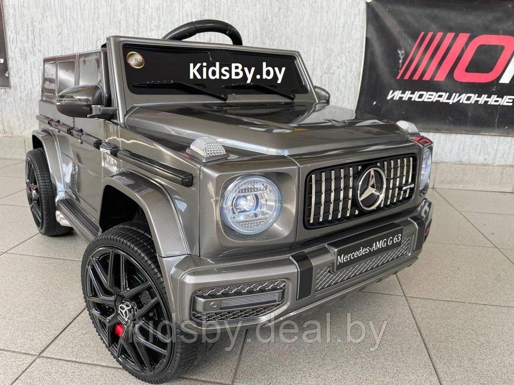 Детский электромобиль RiverToys Mercedes-Benz G63 O111OO (серый глянец) Лицензия - фото 2 - id-p207721110