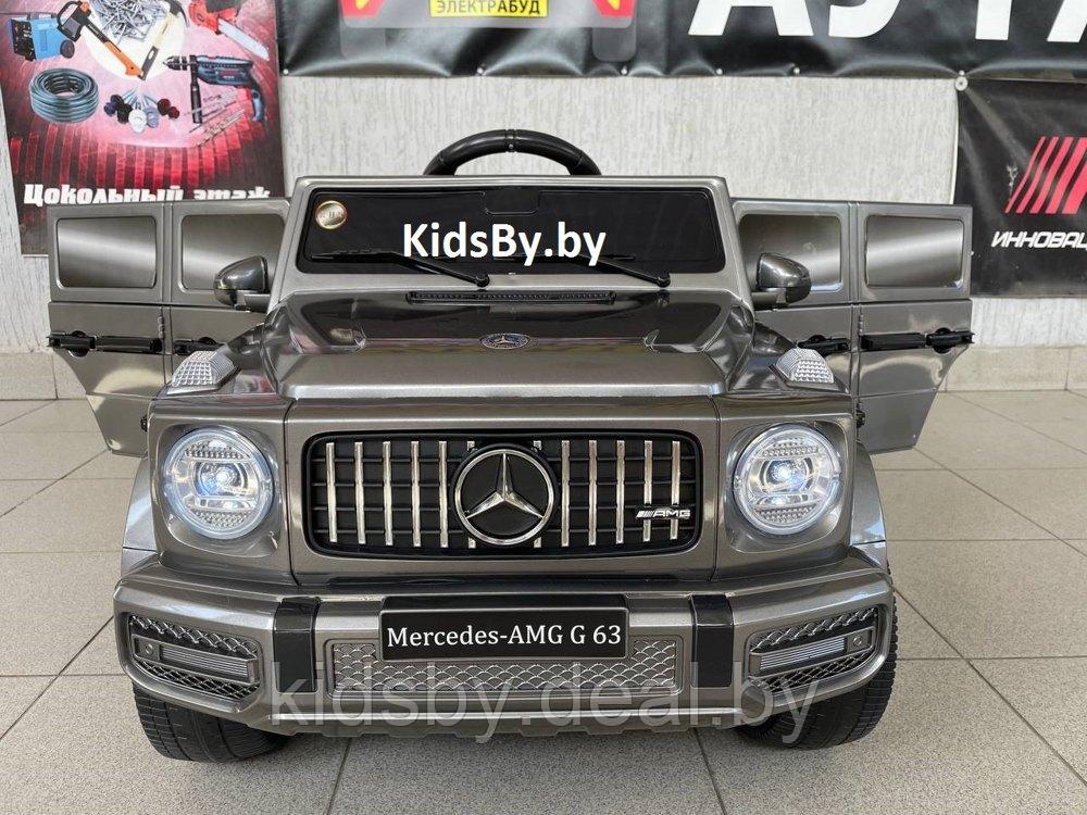 Детский электромобиль RiverToys Mercedes-Benz G63 O111OO (серый глянец) Лицензия - фото 6 - id-p207721110