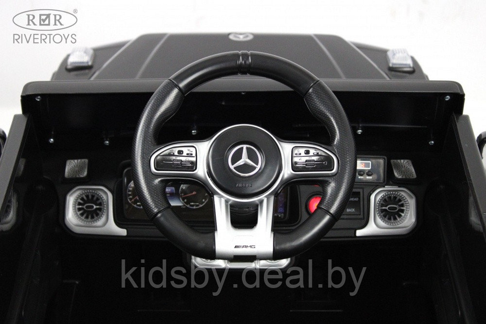 Детский электромобиль RiverToys Mercedes-Benz G63 O111OO (черный) Лицензия - фото 3 - id-p207721112