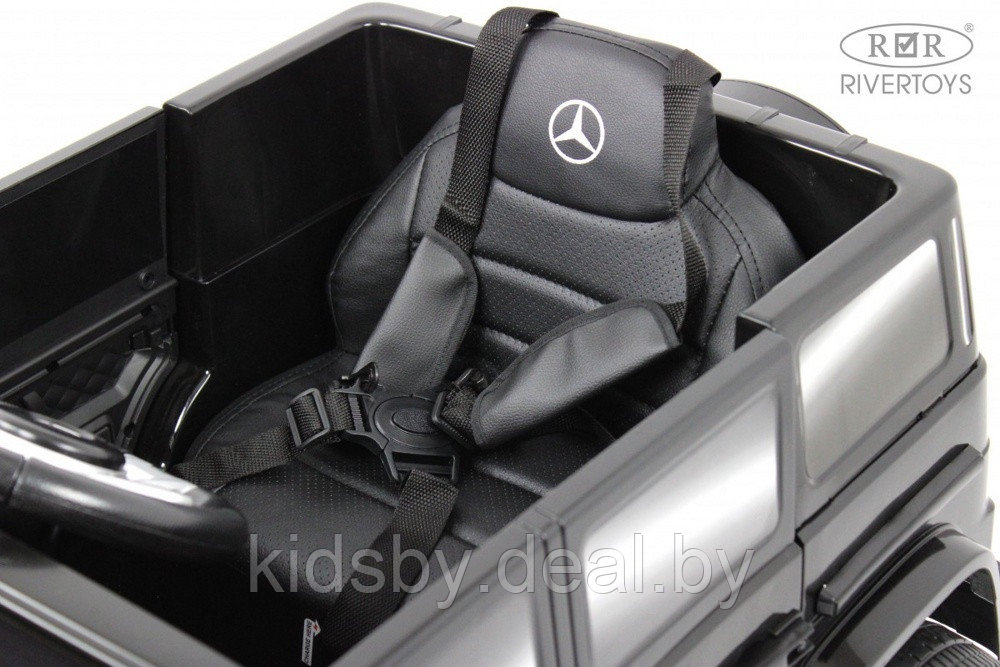 Детский электромобиль RiverToys Mercedes-Benz G63 O111OO (черный) Лицензия - фото 4 - id-p207721112