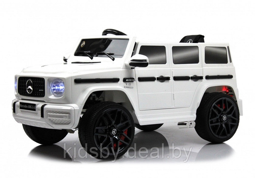 Детский электромобиль RiverToys Mercedes-Benz G63 O111OO (белый) Лицензия