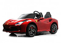 Детский электромобиль RiverToys F111FF (красный глянец) Ferrari Двухместный