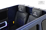 Детский электромобиль RiverToys Mercedes-AMG G63 G111GG (синий глянец) 24V Двухместный Полноприводный Лицензия, фото 3