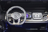 Детский электромобиль RiverToys Mercedes-AMG G63 G111GG (синий глянец) 24V Двухместный Полноприводный Лицензия, фото 4